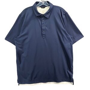 Zero Restriction Tour Series Polo Shirt Mens XL Blue Performance Golf Quick Dry